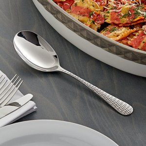 Acopa Industry 8 3/4" 18/8 Stainless Steel Extra Heavy Serving Spoon(1Box-12EA)